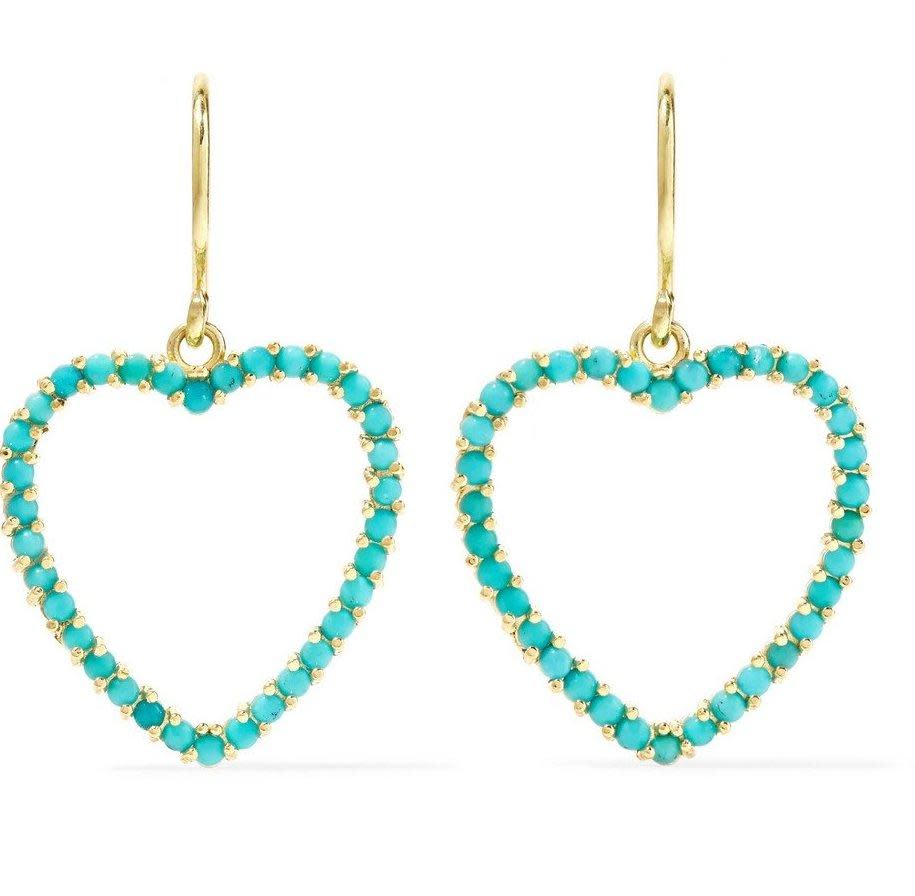 Jennifer Meyer heart hoops, £1645