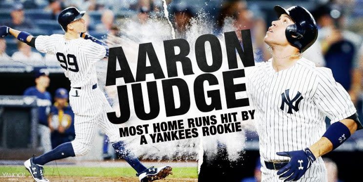 Aaron Judge Hit 4 Home Runs in 2 Days to Break the Rookie Record