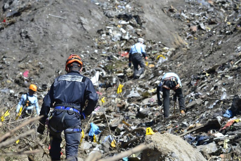 On March 24, 2015, a Germanwings plane carrying 150 people, including German high school students, crashed in the French Alps in southern France. Everyone on board died. Photo by Francis Pellier/MI DICOM