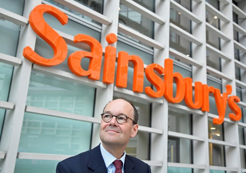 FILE PHOTO: Coupe, CEO of Sainsbury's, poses for a portrait at the company headquarters in London