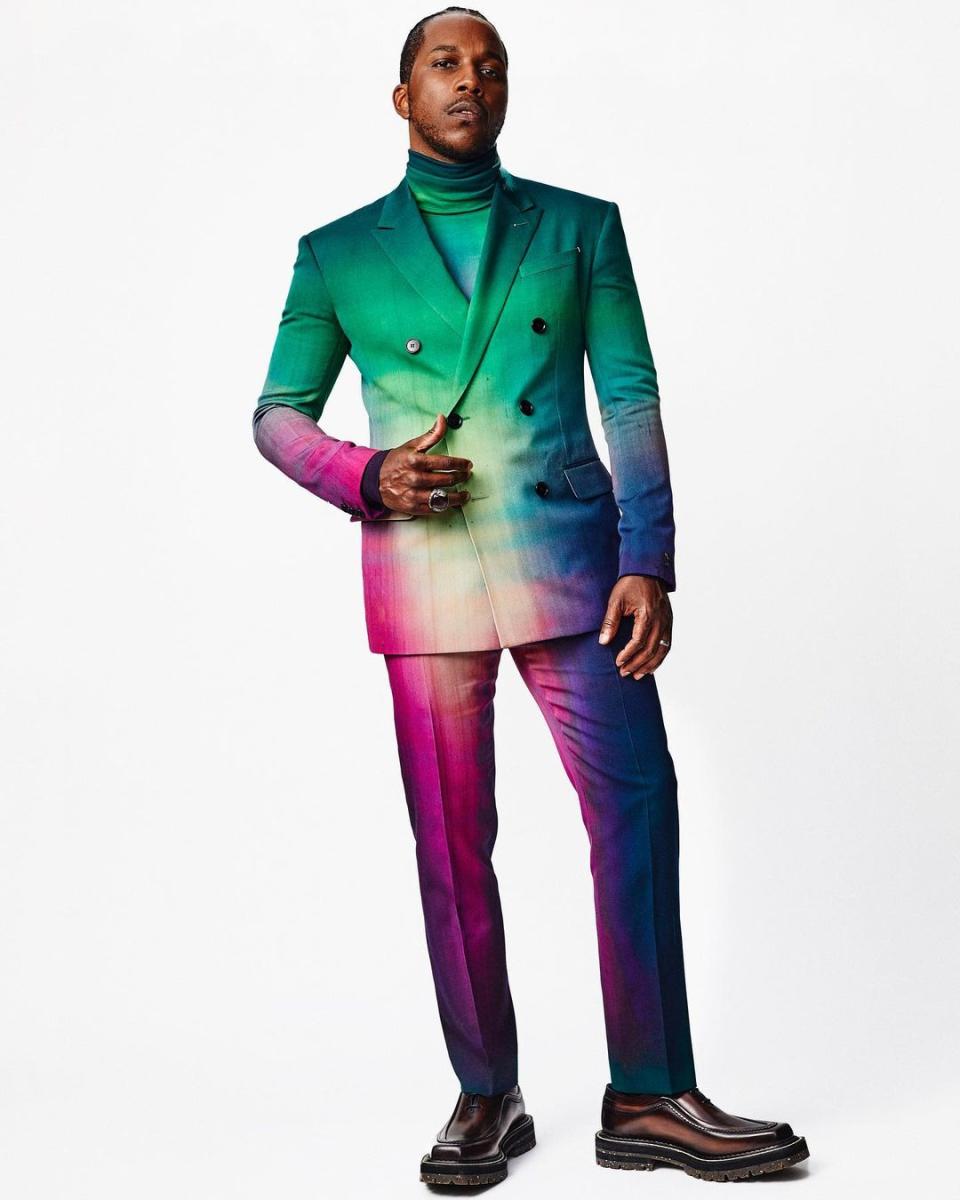 Leslie Odom Jr. in Berluti