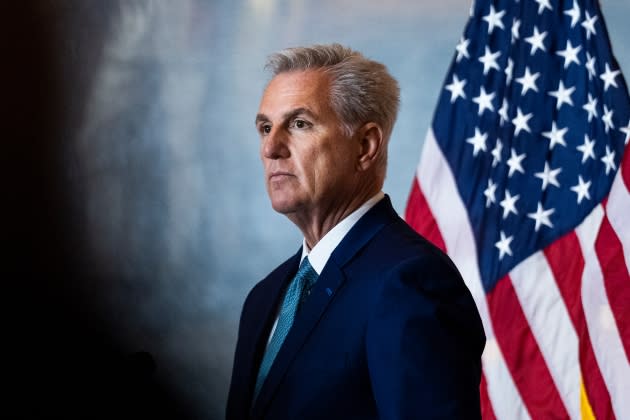 kevin-mccarthy-j6-referrals.jpg Police Congressional Gold Medal - Credit: Tom Williams/CQ-Roll Call, Inc/Getty Images