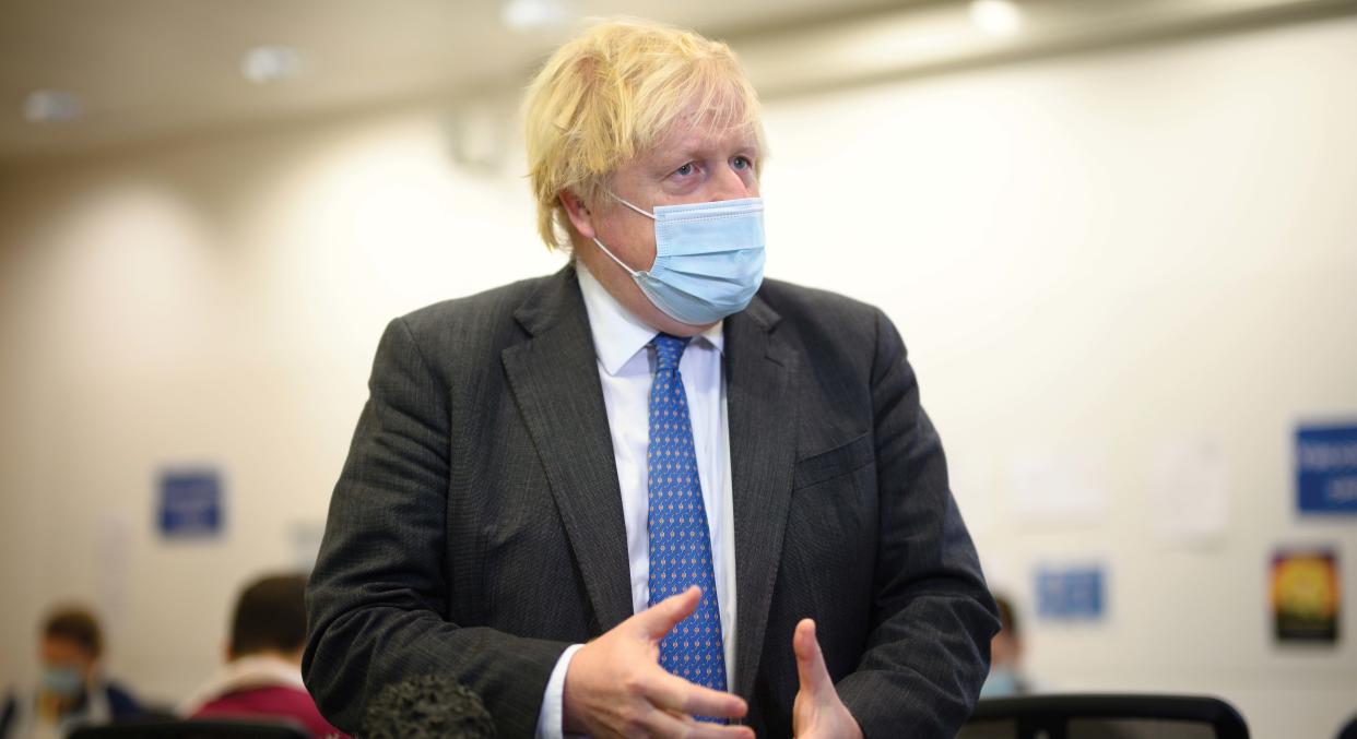 Boris Johnson has some difficult decisions to make after Christmas as Omicron continues to spread throughout the UK. (Getty Images)