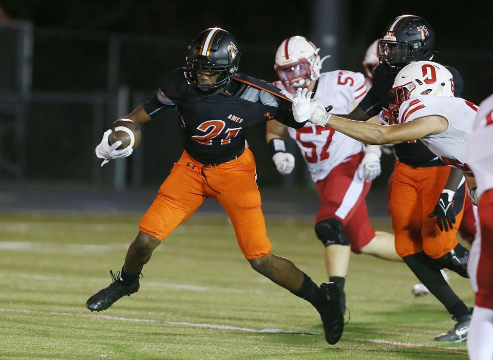 Torian Cotton and the Ames football team face off against Sioux City East at home this Friday. The Little Cyclones are going for their third win in a row to keep their Class 5A playoff hopes alive.