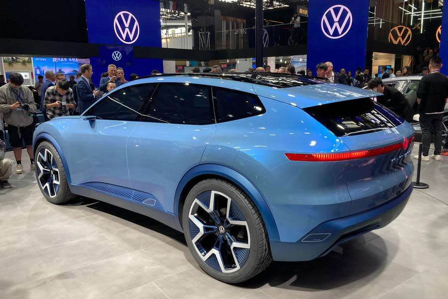 VW ID Code at Beijing motor show – rear quarter