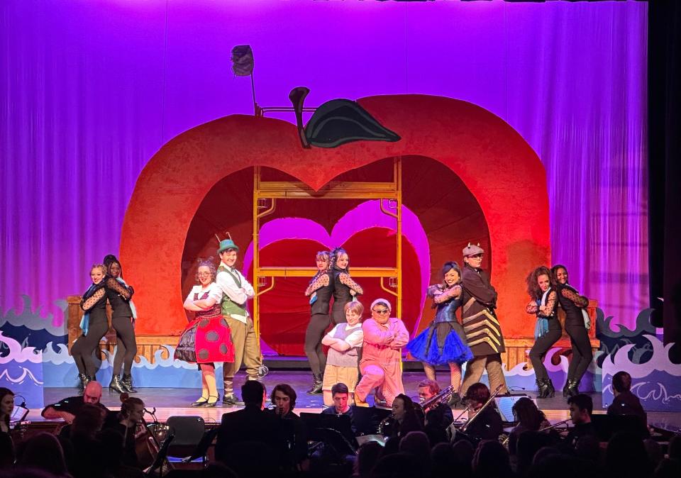 Brewster High School's production of "James & the Giant Peach" participated in the 2023 Metropolitan High School Theatre Awards, to be held June 12, 2023 at Tarrytown Music Hall.