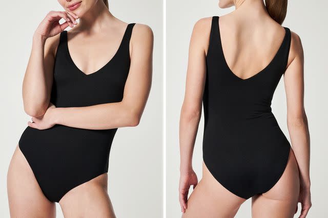 Spanx's New Shaping Swimsuit Is So Comfy and Flattering, I Even Wear It as  a Bodysuit