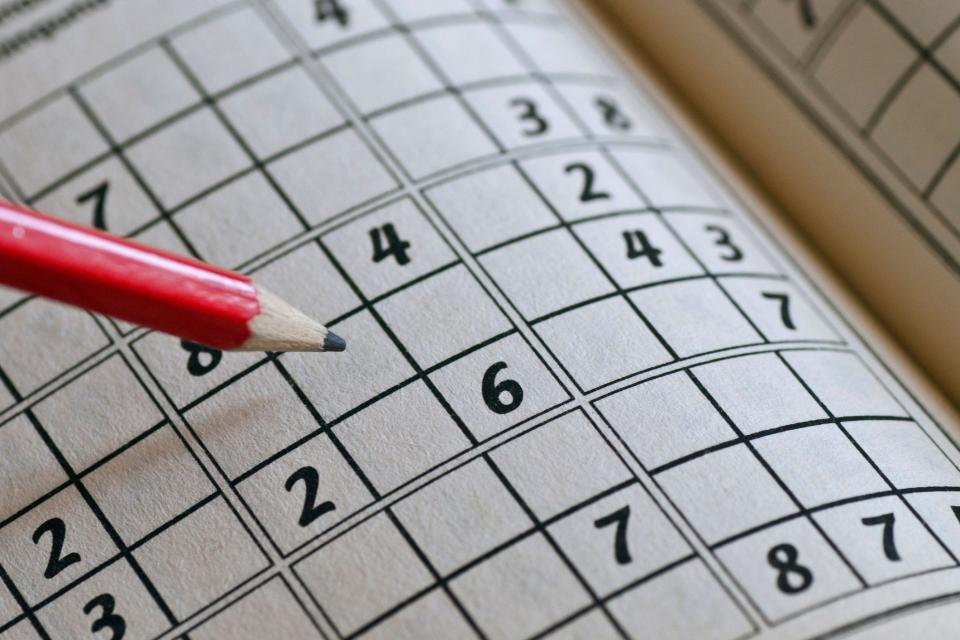 Un juego de sudoku