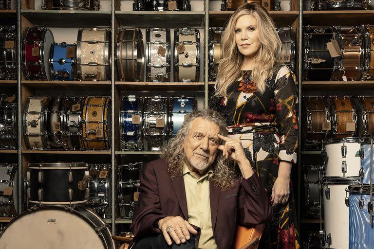 Robert Plant y Alison Krauss en Nashville, Tennessee