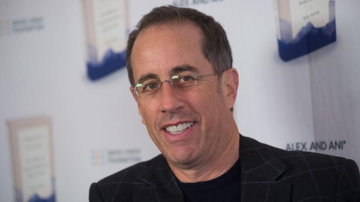 Mandatory Credit: Photo by Erik Pendzich/Shutterstock (9358524af)Jerry Seinfeld'Strength in Stillness: The Power of Transcedental Meditation' book launch, New York, USA - 06 Feb 2018.