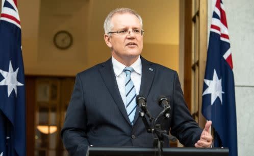 澳洲政府下令禁止在印度的公民返國。（圖／翻攝自Scott Morrison 臉書）