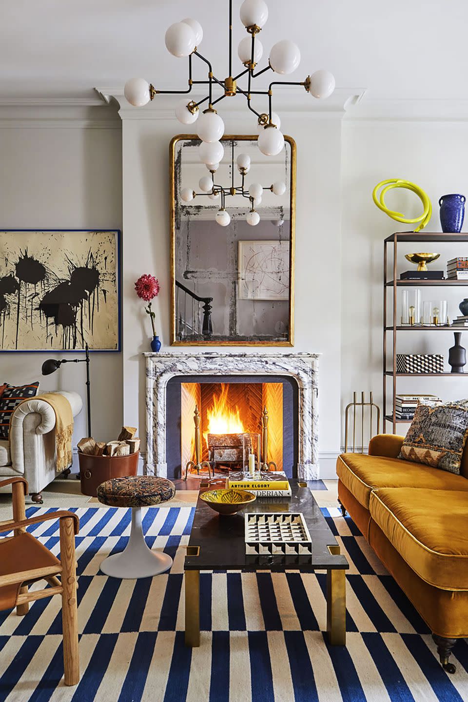 <p>“For living rooms, we are seeing plush, comfortable seating, rich tones, and layered styling,” says <strong>Mara Miller,</strong> who with her husband, Jesse Carrier, are principals at the <a href="https://www.elledecor.com/design-decorate/interior-designers/g3076/a-list-interior-designers/" rel="nofollow noopener" target="_blank" data-ylk="slk:A-List;elm:context_link;itc:0;sec:content-canvas" class="link ">A-List</a> firm <a href="https://www.carrierandcompany.com/" rel="nofollow noopener" target="_blank" data-ylk="slk:Carrier and Company;elm:context_link;itc:0;sec:content-canvas" class="link ">Carrier and Company</a>. “Thanks to <a href="https://www.elledecor.com/life-culture/fun-at-home/a32019822/elle-decor-zoom-backgrounds/" rel="nofollow noopener" target="_blank" data-ylk="slk:Zoom backgrounds;elm:context_link;itc:0;sec:content-canvas" class="link ">Zoom backgrounds</a>, accessorizing and styling are finally getting the credit they deserve. We see accessorizing becoming bolder, more artful, and more personal in 2021.” </p>