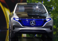 <h3>Mercedes showed off its electric SUV concept with a 310-mile range. A production version of the car is slated to hit the roads in 2019.</h3>