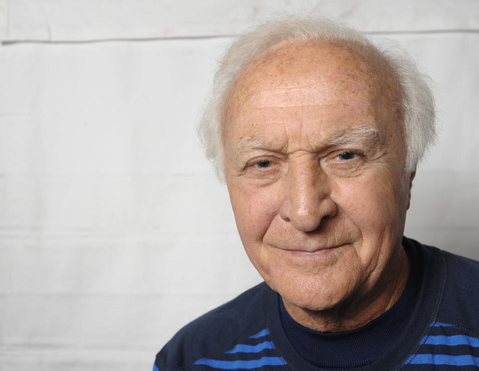 FILE - In this Jan. 22, 2009 file photo, actor Robert Loggia from the movie "Shrink" poses for a portrait during the Sundance Film Festival in Park City, Utah. Loggia, who played drug lords and mobsters and danced with Tom Hanks in "Big," has died at age 85. His wife Aubrey Loggia said Loggia died Friday, Dec. 4, 2015, at his home in Los Angeles after a five year battle with Alzheimer's. (AP Photo/Peter Kramer, File)