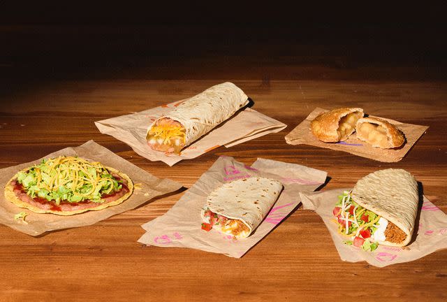 <p>Taco Bell</p> Taco Bell's five new nostalgic menu items will be available in three of the chain's SoCal locations.