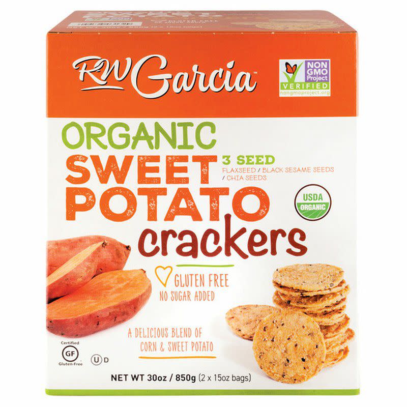 RW Garcia Organic 3 Seed Sweet Potato Crackers