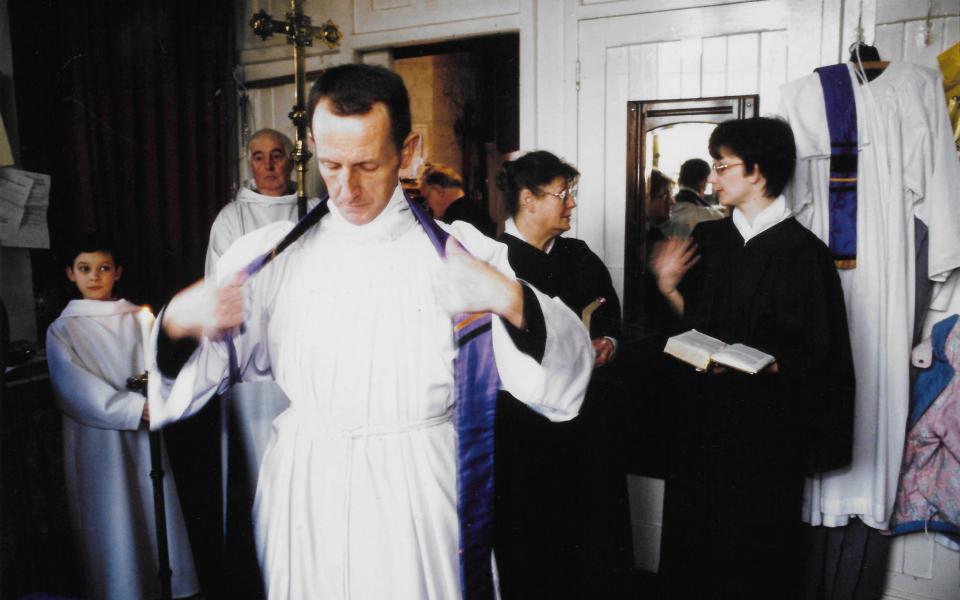 Simon Bailey's parishioners rallied around him when he became ill - Credit: John Angerson/Bailey collection