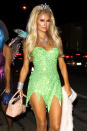 <p>The heiress dazzled as the Disney version of Tinkerbell — not to be confused with the <a rel="nofollow" href="https://www.yahoo.com/celebrity/blogs/celeb-news/paris-hilton-mourns-the-death-of-her-dog-tinkerbell-233023087.html?ref=gs" data-ylk="slk:late, adorable dog;elm:context_link;itc:0;sec:content-canvas;outcm:mb_qualified_link;_E:mb_qualified_link;ct:story;" class="link  yahoo-link">late, adorable dog</a> of the same name that she carried around in her purse for years. (Photo: AKM-GSI) </p>