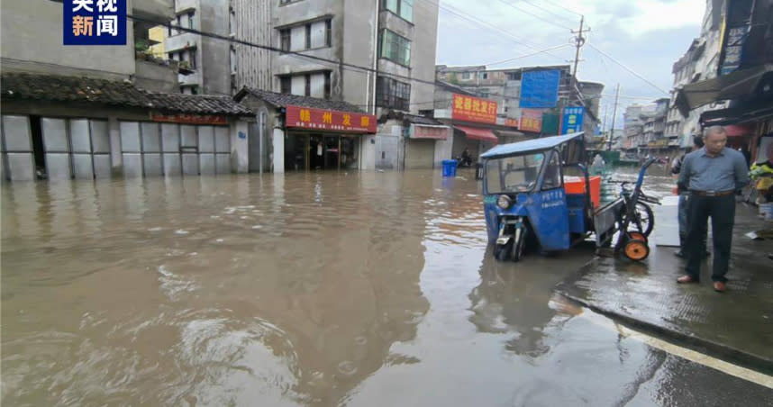 江西風雹災害已致7人死亡31.3萬人受災，直接經濟損失17.6億元。（圖／大陸央視）