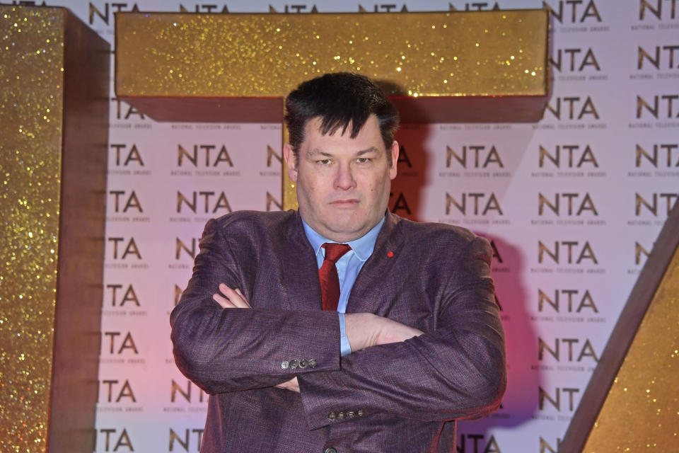 Mark Labbett attends the National Television Awards on January 28, 2020. (Photo by David M. Benett/Getty Images)