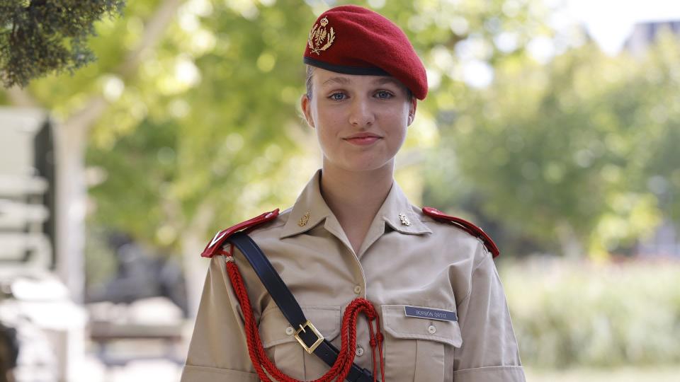 Princess Leonor is in her first year of military training