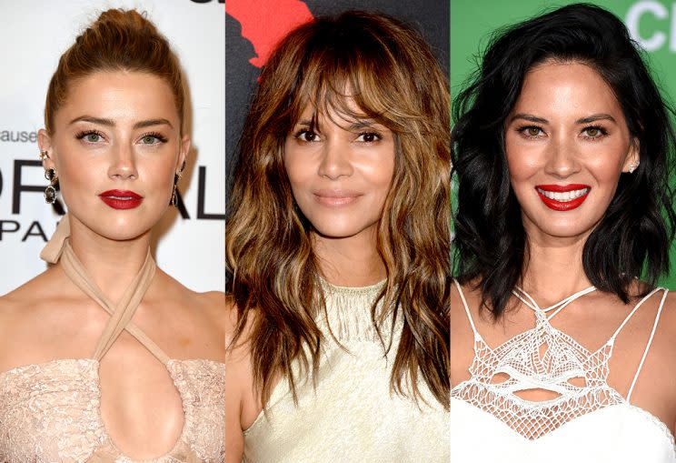 Amber Heard, Halle Berry, and Olivia Munn have all been disparaged while going through breakups. (Photo: AP Images)
