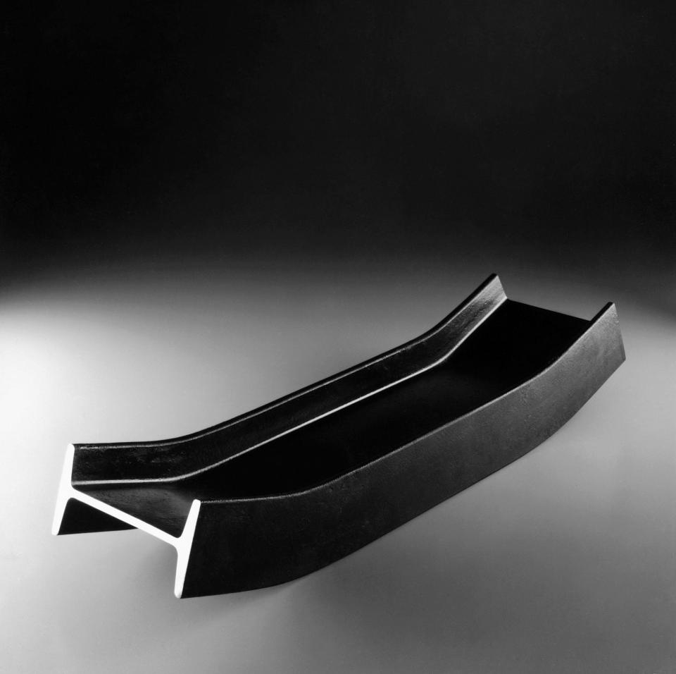 Putrella, 1958, Mari's fruit bowl made from a steel beam