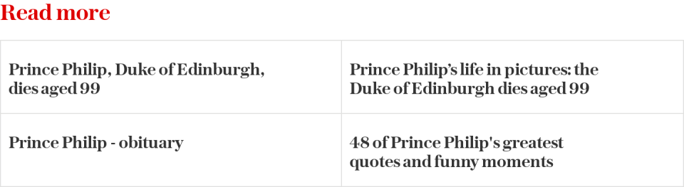 Prince Philip four main stories - read more