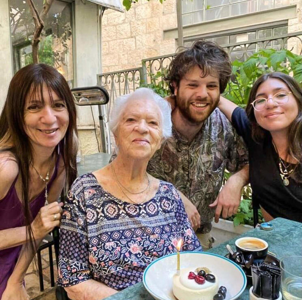 Liel Fishbien, 25, with his family. (Liel Fishbien)