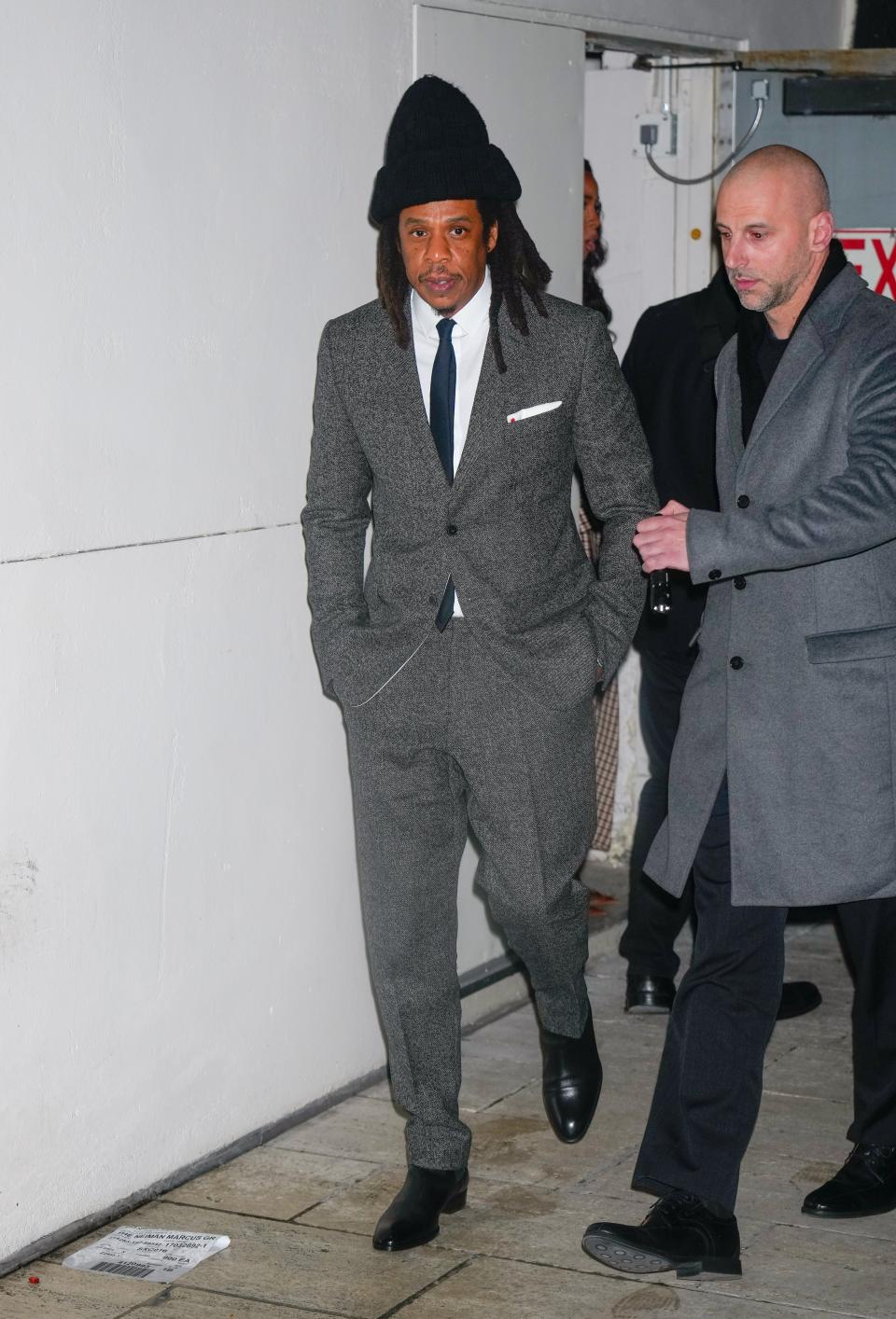 Jay-Z in the quintessential two-button suit.