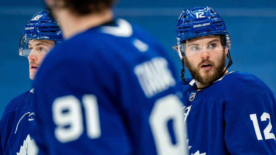 Although it's a small sample size, Alex Galchenyuk has filled one of the biggest holes on the Maple Leafs heading int othe NHL trade deadline. (Photo by Kevin Sousa/NHLI via Getty Images)