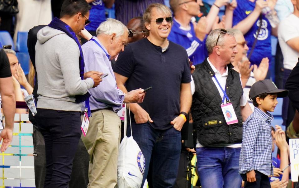 Todd Boehly at Stamford Bridge - PA