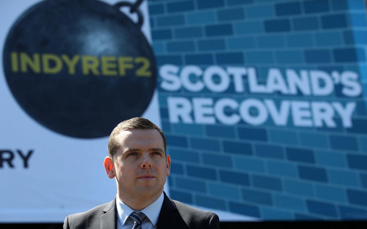 Scottish Conservative leader Douglas Ross - PA