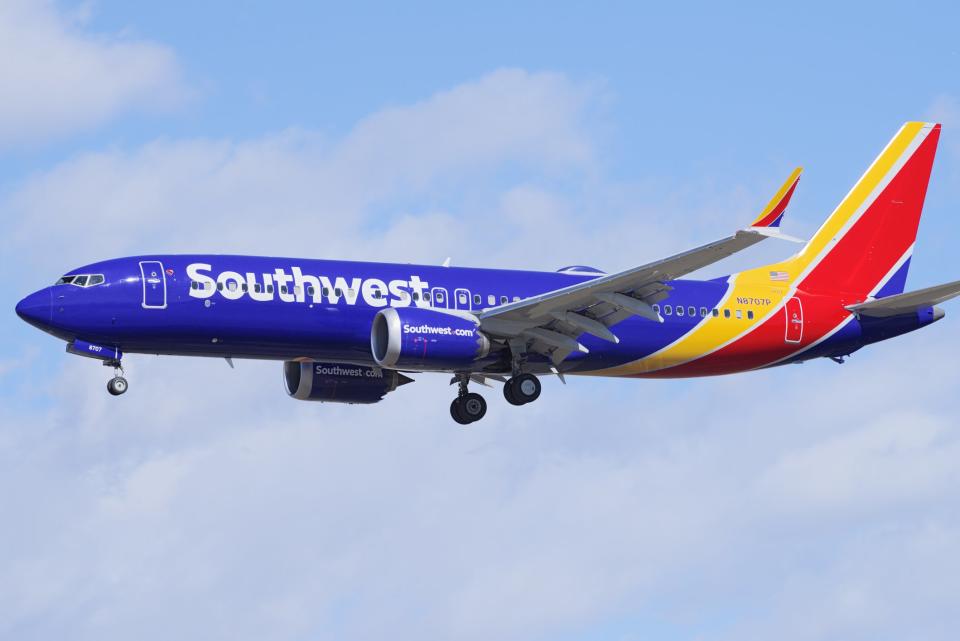 <p>Southwest Airlines was upholding a federal mask mandate</p> (Getty Images)