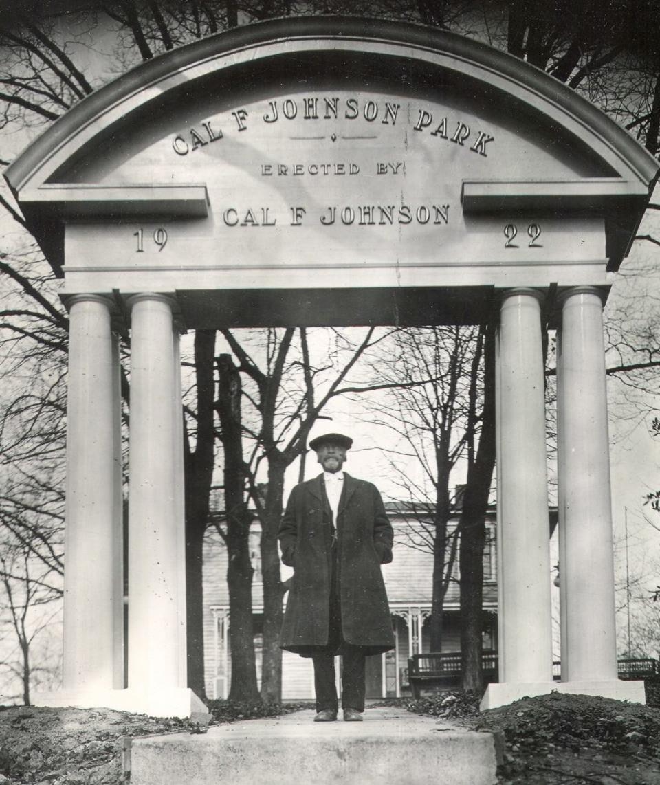 The original YMCA was established by former slave Cal Johnson in memory of his late wife, Alice Johnson, on May 14, 1906, on East Vine Avenue at Patton Street. (KNS Archive)