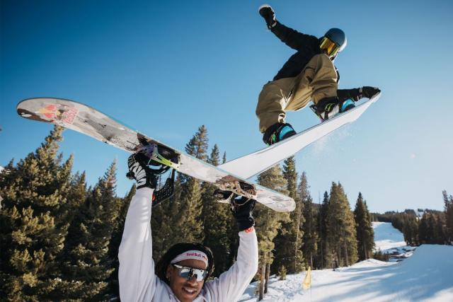 Shaun White unveils Louis Vuitton snowboard to honor the late Virgil Abloh  at 2022 Winter Olympics