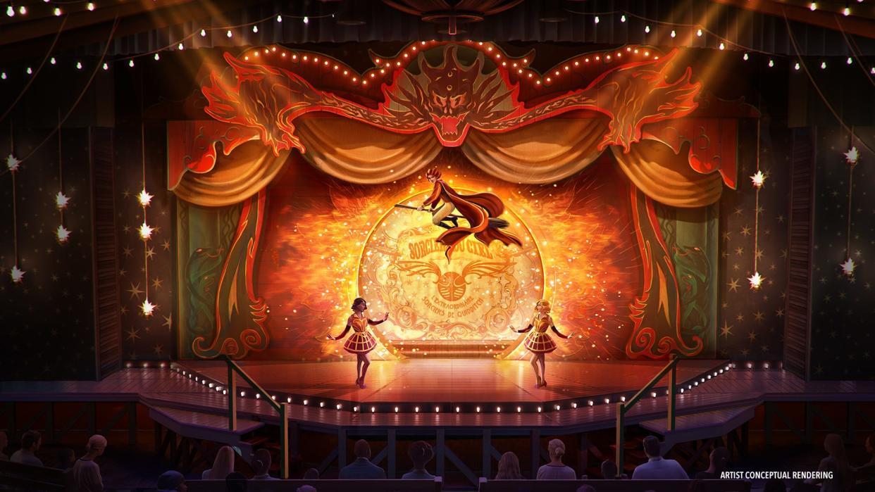 Le Cirque Arcanus will feature fantastic beasts, aerialists and other live performers, puppetry, and special effects.