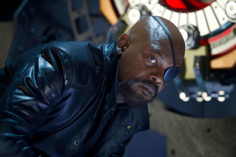 THE AVENGERS, Samuel L. Jackson (as Nick Fury), 2012