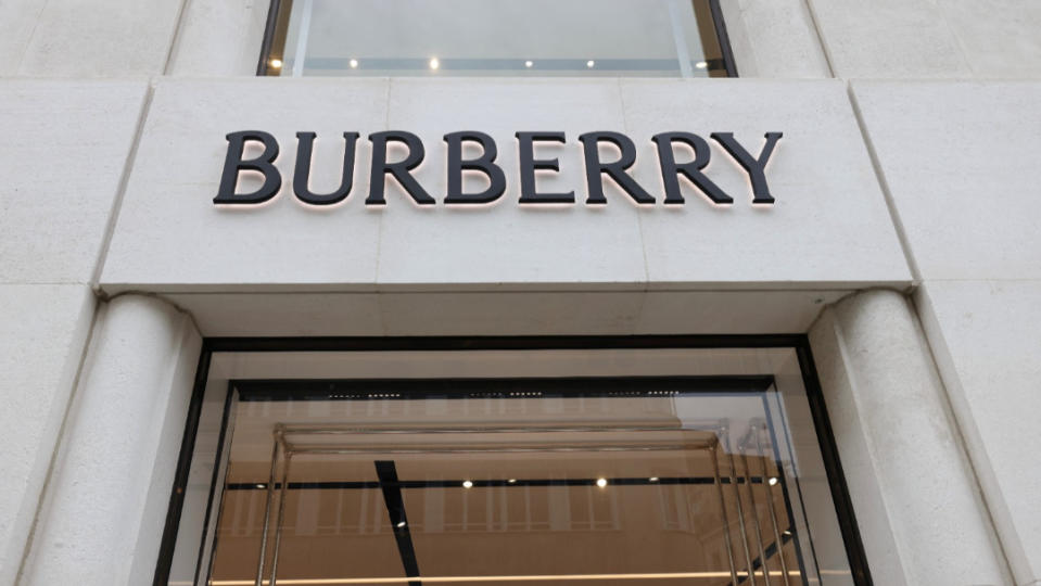 位於英國倫敦的Burberry門市。路透社