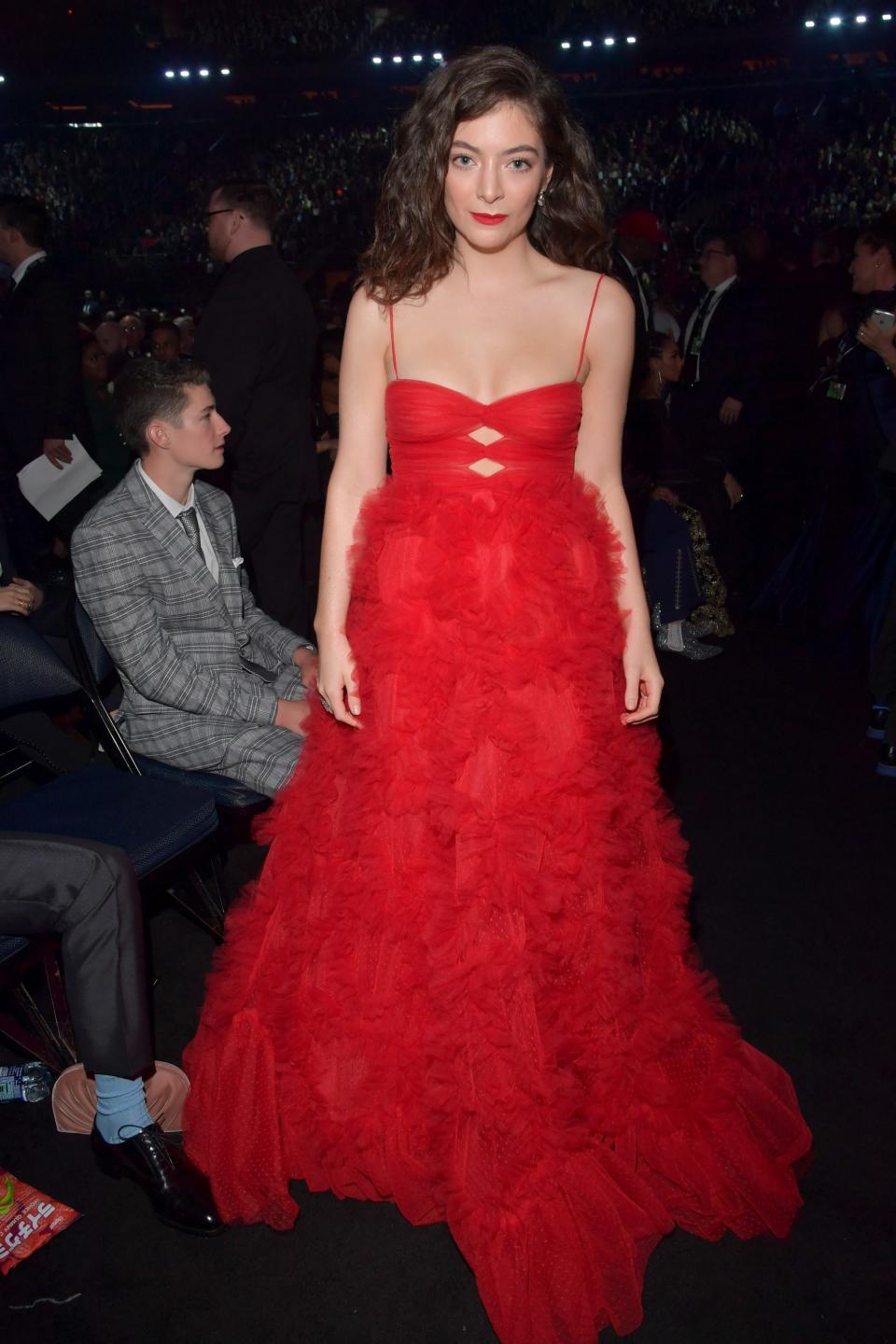 NEW YORK, NY - JANUARY 28:  Recording artist Lorde attends the 60th Annual GRAMMY Awards at Madison Square Garden on January 28, 2018 in New York City.  (Photo by Lester Cohen/Getty Images for NARAS)