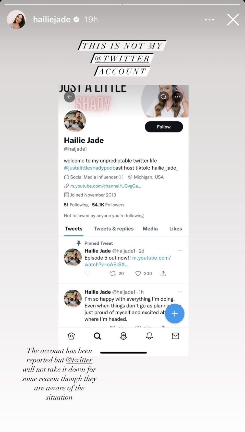   Instagram: @hailiejade