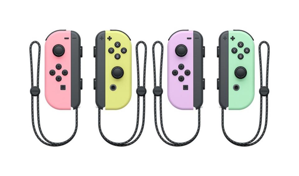 任天堂推出粉嫩配色設計的Joy-Con手持控制器