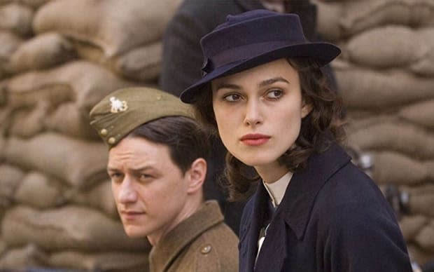 James McAvoy and Keira Knightley in "Atonement"<p>Focus/Universal</p>