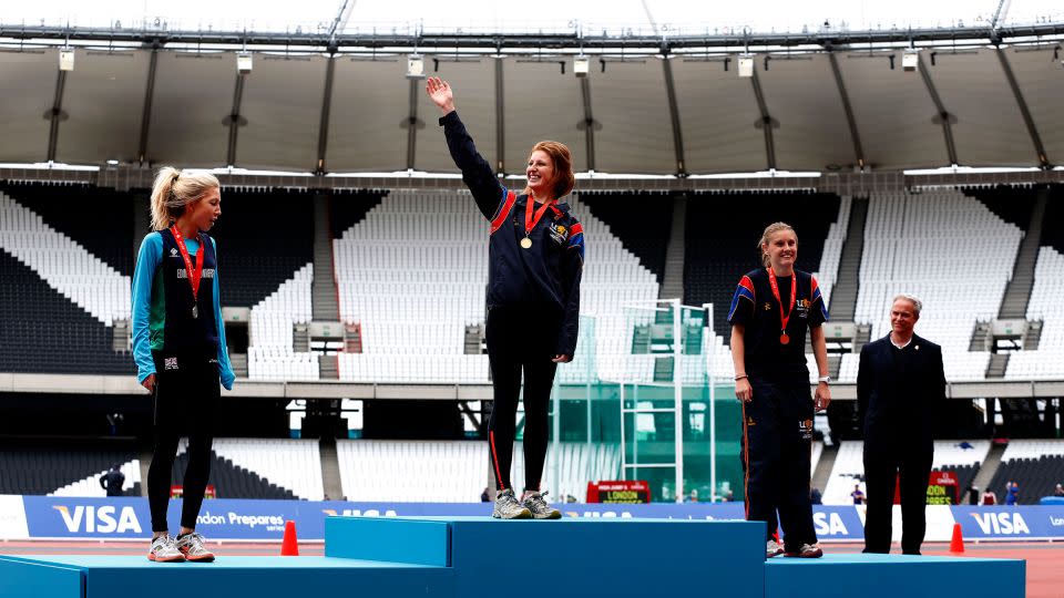 Pippa Woolven was a promising British athlete. - Matt Dunham/AP