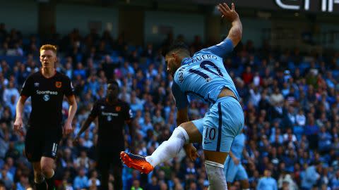 Sergio Aguero Manchester City 08042017