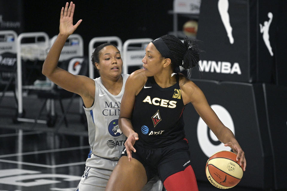 A'ja Wilson and Napheesa Collier. 