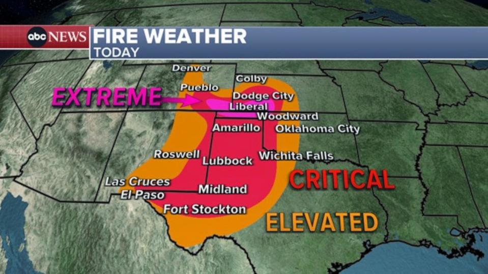 PHOTO: fire weather graphic (ABC News)