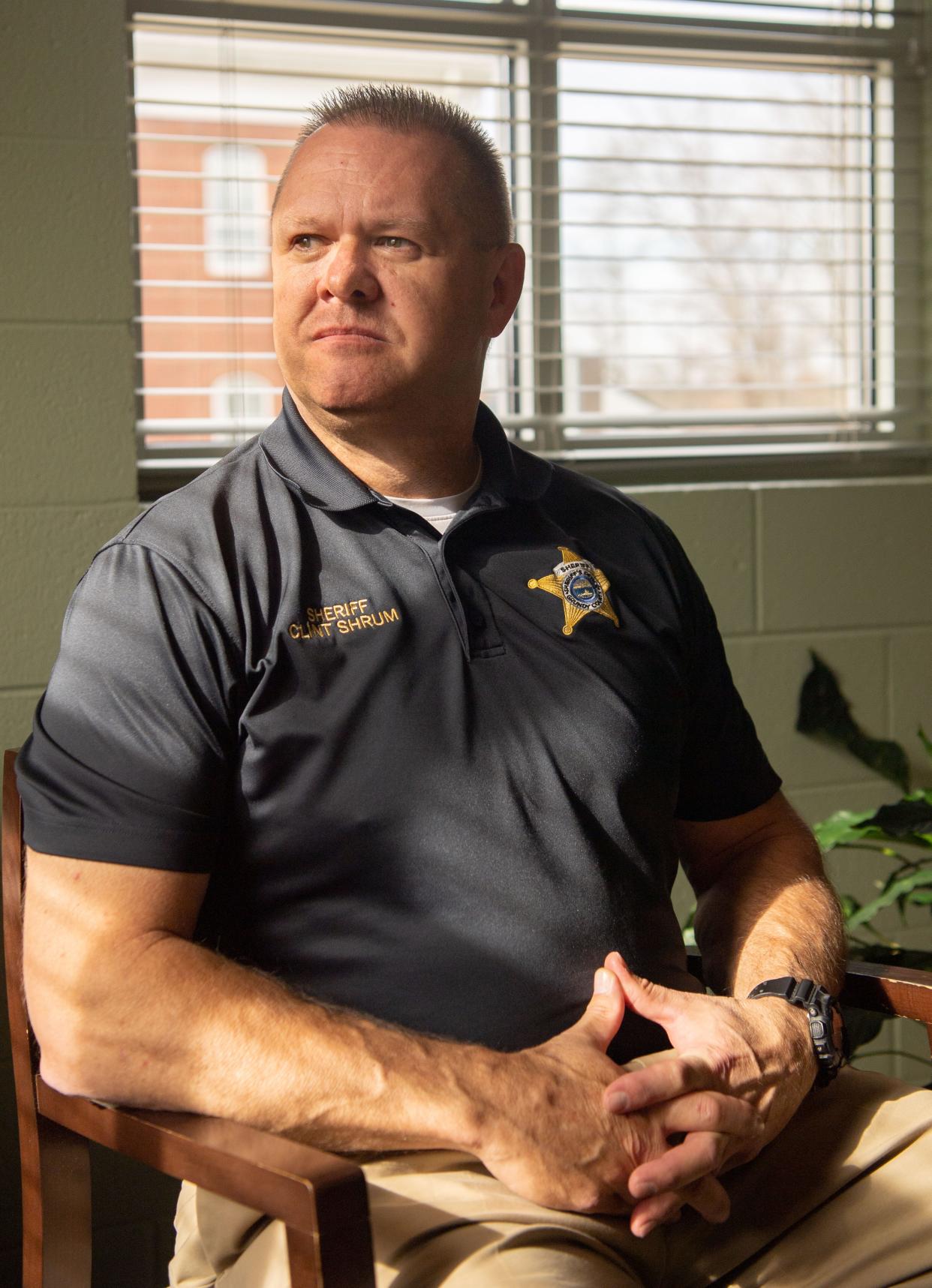 Sheriff Clint Shrum runs the CAREERRS program which helps inmates work to save money while serving their sentences at Grundy County Detention Center in Altamont, Tenn., Wednesday, Dec. 1, 2021.