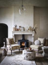 <p> You don't need to source authentic antiques for your country living room, but adding traditional design elements in your furniture choices will add depth and history to your rustic space. </p> <p> ‘We see more traditional silhouettes gaining popularity,’ comments interior designer Mark Cutler of LA-based design firm, CutlerShulze.  </p> <p> ‘Finding a fauteuil – an upholstered chair with a wooden frame and arms – used to be challenging, now they are even popping up on Wayfair. European country style is back and we are here for it!’ </p>