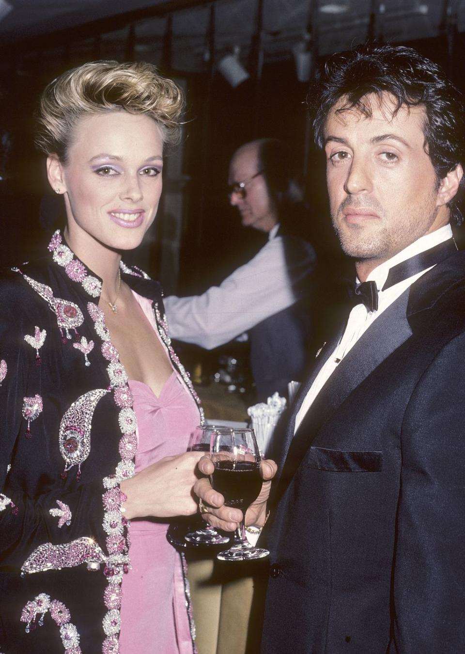 1985: Sylvester Stallone and Brigitte Nielson